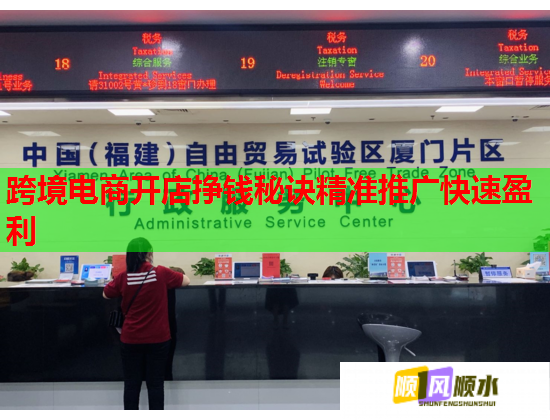 跨境电商开店挣钱秘诀精准推广快速盈利