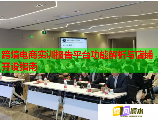 跨境电商实训报告平台功能解析与店铺开设指南