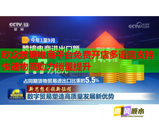 欧众跨境电商平台免费开店多语言支持快速物流助力销量提升